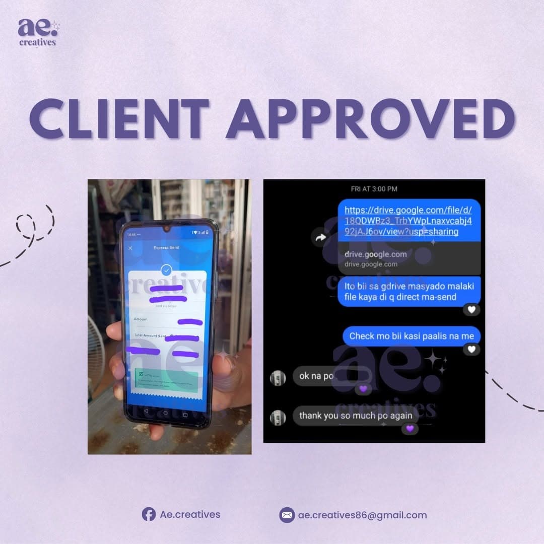 Client-approved design work t-6