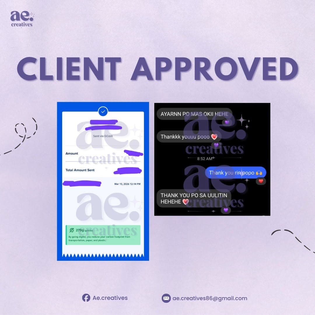 Client-approved design work t-9